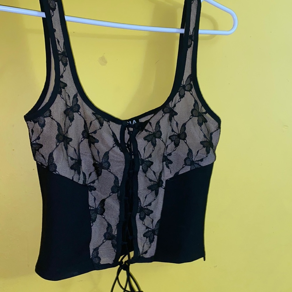 I AM GIA Merula butteryfly corset top